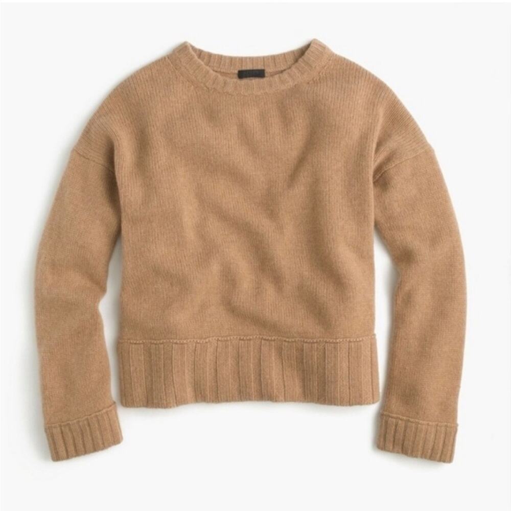 J. CREW COLLECTION Italian Cashmere Drop Shoulder Sweater